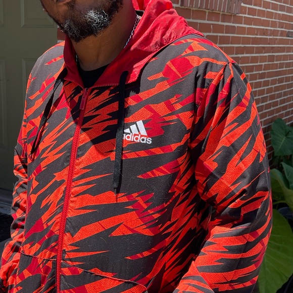 Men’s Adidas Reversible Rain Jacket - Picture 8 of 9